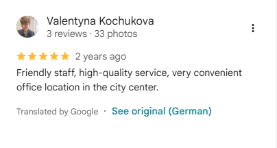 Kundenbewertung Google 2