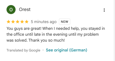 Kundenbewertung Google 3
